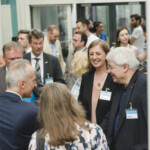 Anregende Gespräche auch in den Pausen.