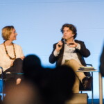 Forum „Europa im globalen Wettbewerb“ – IT-Vordenkerin Sarah Spiekermann-Hoff (WU Wien), Moderator Thomas Mayer (DerStandard)